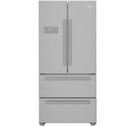 Beko rem60sn réfrigérateur multiportes - 539 l (387+152) - froid ventilé - neofrost - gris acier