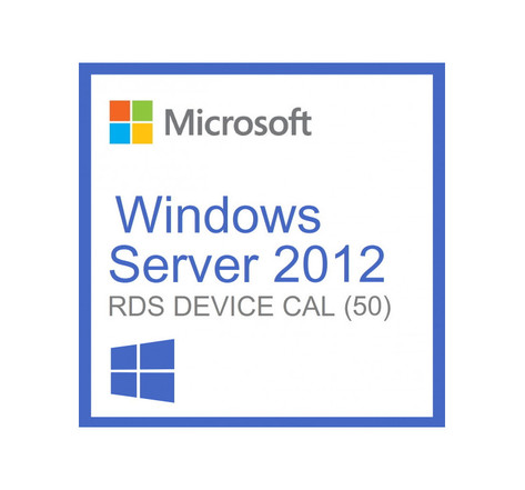 Microsoft windows server 2012 remote desktop services (rds) 50 device connections - clé licence à télécharger