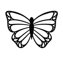 Matrice de découpe et d'embossage - papillon dentelle