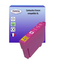 Cartouche Compatible avec  Epson 502XL (C13T02W44010/C13T02V44010) Magenta - T3AZUR
