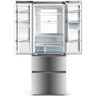 Haier hb16wmaa - réfrigérateur multiportes 422l (301+121) - froid ventilé - l 70x h190 cm - inox