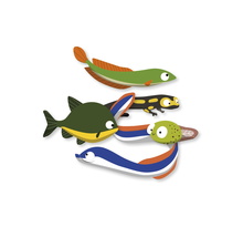Loisirs Créatifs Enfants - 30 Gommettes - Animaux Aquatiques