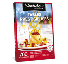 Coffret cadeau - WONDERBOX - Tables prestigieuses
