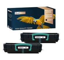 Qualitoner x2 toners e260a11e, e260a21e noir compatible pour lexmark