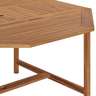 vidaXL Table de jardin 150x150x75 cm Bois de teck solide