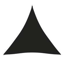vidaXL Voile de parasol Tissu Oxford triangulaire 4x4x4 m Noir