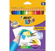 Etui de 18 crayons de couleur KIDS AQUACOULEUR 18 Couleurs BIC