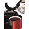 MOULINEX FG360D11 SUBITO Cafetière filtre, 1.25 L soit 10/15 tasses, Machine à café électrique, Porte-filtre pivotant - Rouge