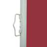 vidaXL Auvent latéral rétractable de patio 160x600 cm Rouge