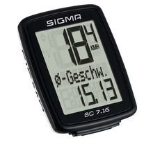 Sigma ordinateur de vélo bc 7.16 sts noir