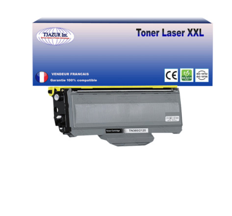 Toner Laser compatible pour RICOH AFICIO SP1210, SP1210N, TN2120 - 2 600 pages - T3AZUR