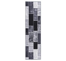 Vidaxl tapis de couloir gris 80x350 cm