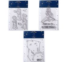 9 Tampons transparents Le Petit Prince Etoiles + Messages + Astéroïd