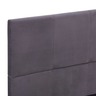 Vidaxl cadre de lit gris tissu 140 x 200 cm