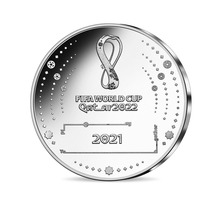 Monnaie de 10€ Argent - Fifa Qatar - Coupe du monde 2022 - Argent BE
