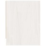 vidaXL Table de chevet Blanc 40x30 5x40 cm Bois de pin massif