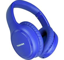 TOSHIBA RZE-BT1200HL - Casque Arceau supra auriculaire Bluetooth - Noise Cancelling - 22dB - Fonction mains libres - Bleu