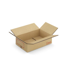 Caisse carton Galia double cannelure avec rabats 60x40x20 cm (colis de 20)