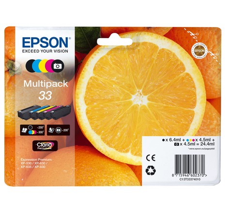 EPSON Multipack Oranges alarme Multipack Oranges alarme