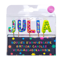 Bougies d'anniversaire julia