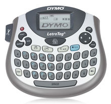 Dymo étiqueteuse portable letratag lt-100t  gris  avec clavier azerty