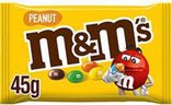 M&M's Cacahuètes enrobées de chocolat au lait et dragéifiées sachet 45g