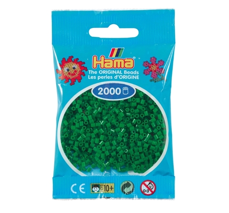 2 000 perles mini (petites perles ø2 5 mm) vert