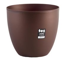 PLASTIKEN Pot de fleurs bol Tes - 26 cm - Bronze