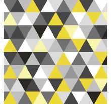 Serviette Triangles yellow/black 20 pièces