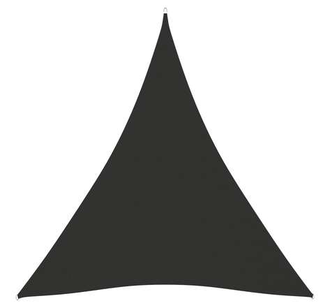 Vidaxl voile de parasol tissu oxford triangulaire 3x4x4 m anthracite