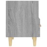 Vidaxl table de chevet sonoma gris 40x35x47 cm