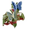 Papertree Diwali décoration 3D Papillon Rouge/Jaune