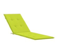 vidaXL Coussin de chaise de terrasse vert vif (75+105)x50x3 cm