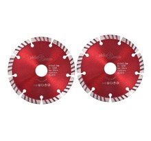 Vidaxl disques de coupe diamantés 2 pcs avec acier turbo 125 mm