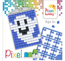 PIXEL Kit créatif porte-clé 4x3cm Fantôme - Pixel