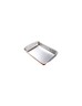 (lot  de 100 plats) plat rectangulaire aluminium 1 compart. 322 x 262 x 40mm