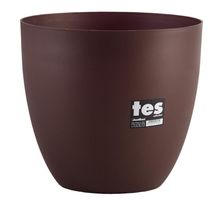 PLASTIKEN Pot de fleurs bol Tes - 32 cm - Bronze