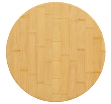 vidaXL Dessus de table Ø30x1 5 cm bambou