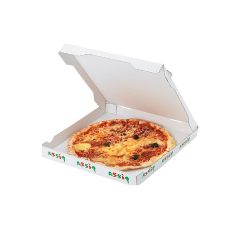 (colis  de 100 boîtes) boîte à pizza standard 40 x 40 x 3,5cm
