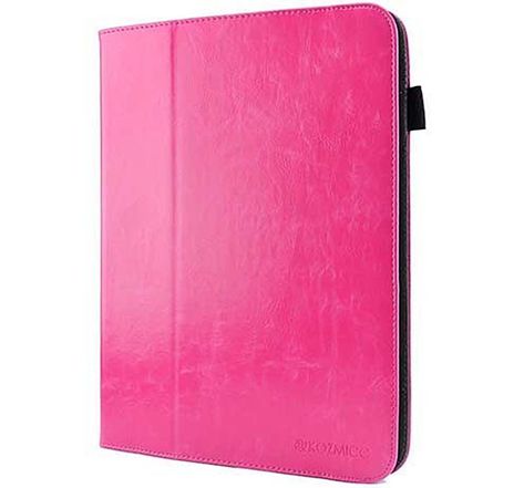 Étui de protection universelle à rabat NGS Pink Stripe pour tablettes 8"max (Rose)