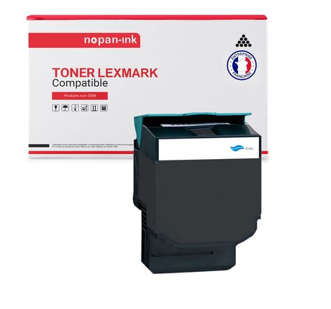 NOPAN-INK - Toner x1 C540H1CG (Cyan) - Compatible pour Lexmark C 540 N C 543 DN C 544 DN C 544 DTN C 544 DW C 544 N C 544 Series C