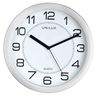 Horloge analogique à quartz Attraction Ø 22 cm, aimantée - Gris métal