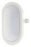 Hublot ovale LED 5,5W 450lm 4000k IP44 - Blanc