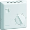 Thermostat ambiance électronique en saillie pour chauffage électrique avec entrée fil pilote 230v hager 25513