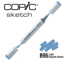 Marqueur à l'alcool Copic Sketch B95 Light Grayish Cobalt