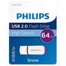 Philips clé usb 2.0 snow 64 go blanc et violet
