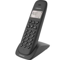LOGICOM Téléphone sans fil VEGA 150 SOLO Noir sans répondeur