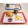 Plateau fast food en plastique 450 x 350mm rouge - kristallon - plastique250450