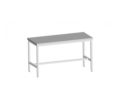 Table inox 304 soudée centrale - l2g - 1600 700x850mm