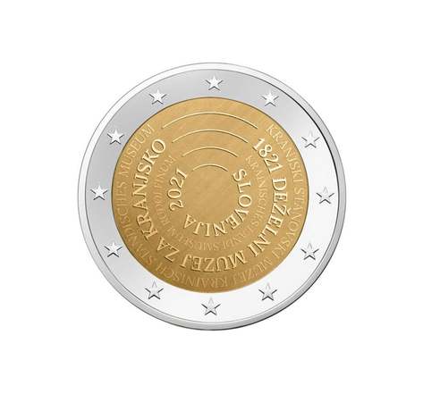Monnaie 2 Euro commémorative  Slovénie - Millésime 2021 - Musée national slovène